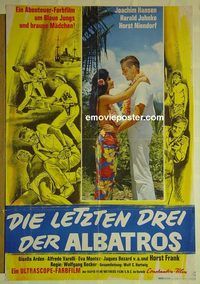 t590 DIE LETZTEN DREI DER ALBATROS German movie poster '65 Hansen