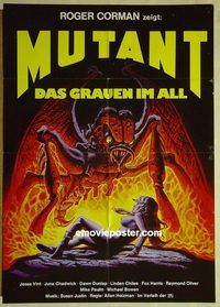 t619 FORBIDDEN WORLD German movie poster '82 Roger Corman
