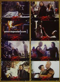 t501 XXX 8 German lobby cards '02 Vin Diesel, spy thriller!