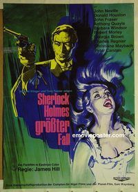 t754 STUDY IN TERROR German movie poster '66 Sherlock Holmes