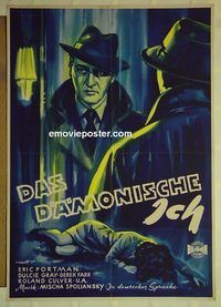 t775 WANTED FOR MURDER German movie poster '46 Eric Portman, Gray
