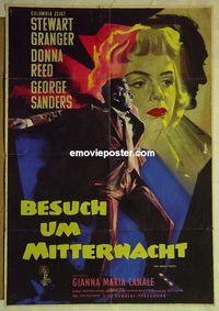 t780 WHOLE TRUTH German movie poster '58 martini's & murder!