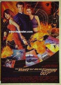 t787 WORLD IS NOT ENOUGH #1 German movie poster '99 James Bond