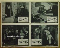 t081 CHAMBER OF HORRORS uncut sheet of 4 lobby cards R56 Edgar Wallace