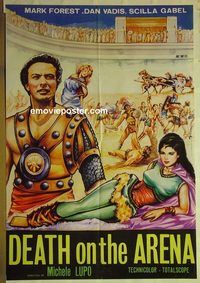 t882 COLOSSUS OF THE ARENA Pakistani movie poster '62 Forest, Maciste