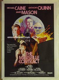 t908 DESTRUCTORS Pakistani movie poster '74 Michael Caine, Quinn