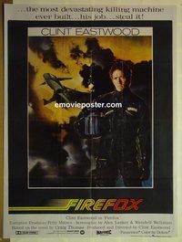 t951 FIREFOX Pakistani movie poster '82 Clint Eastwood, Jones