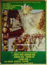 t959 FORCE 10 FROM NAVARONE Pakistani movie poster '78 Shaw, Ford