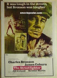 t995 HARD TIMES Pakistani movie poster '75 Charles Bronson, Coburn