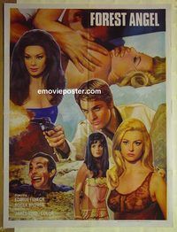 u148 SAMOA QUEEN OF THE JUNGLE Pakistani movie poster '68 Fenech