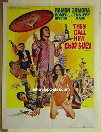 u220 THEY CALL HIM CHOP SUEY Pakistani movie poster '75 Ramon Zamora