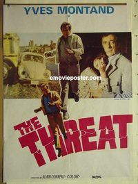 u223 THREAT Pakistani movie poster '77 Yves Montand