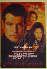 u231 TOMORROW NEVER DIES Pakistani movie poster '97 Brosnan as Bond