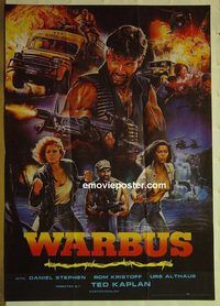 u254 WARBUS Pakistani movie poster '85 Daniel Stephen
