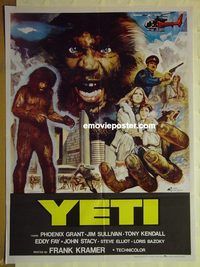 u265 YETI THE GIANT OF THE 20TH CENTURY Pakistani movie poster '77