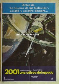 t422 2001 A SPACE ODYSSEY Spanish movie poster R77 Stanley Kubrick
