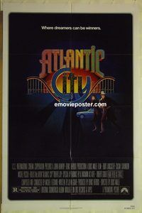 v007 ATLANTIC CITY one-sheet movie poster '81 Lancaster, Sarandon