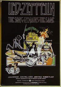v783 SONG REMAINS THE SAME Italian 27x39 movie poster '76 Led Zeppelin