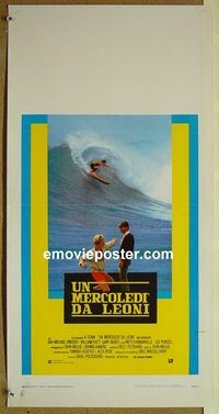 v603 BIG WEDNESDAY Italian loc R82 John Milius classic surfing movie, cool different image!