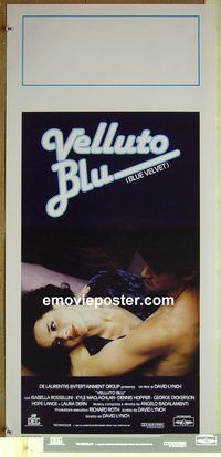 v605 BLUE VELVET Italian locandina movie poster '86 Lynch, Rossellini