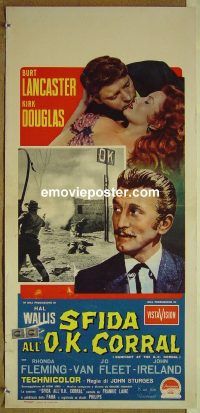 v630 GUNFIGHT AT THE OK CORRAL Italian locandina movie poster '57
