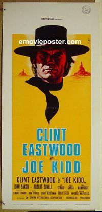 v636 JOE KIDD Italian locandina movie poster '72 Eastwood, Duvall