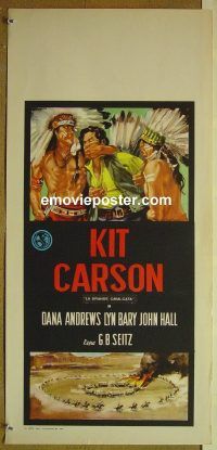 v639 KIT CARSON Italian locandina movie poster R59 Jon Hall