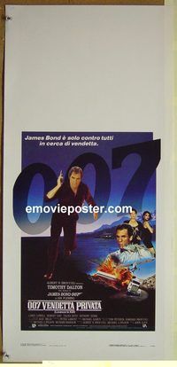 v641 LICENCE TO KILL Italian locandina movie poster '89 Dalton, Bond