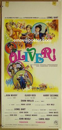 v651 OLIVER Italian locandina movie poster '69 Carol Reed, Ron Moody