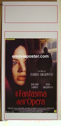 v656 PHANTOM OF THE OPERA Italian locandina movie poster '98 Argento