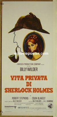 v659 PRIVATE LIFE OF SHERLOCK HOLMES Italian locandina movie poster '71