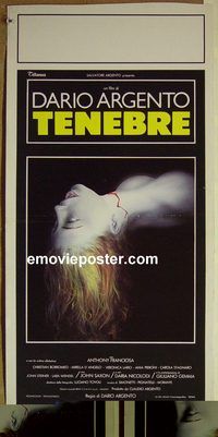 v673 TENEBRE Italian locandina movie poster '82 Argento, Franciosa