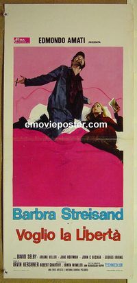 v681 UP THE SANDBOX Italian locandina movie poster '73 Streisand