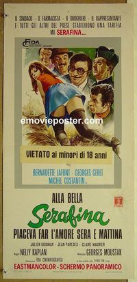 v682 VERY CURIOUS GIRL Italian locandina movie poster '69 Lafont