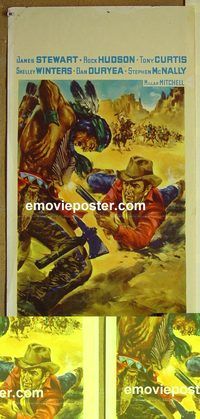 v687 WINCHESTER '73 Italian locandina movie poster R50s James Stewart