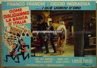 v727 HOW WE ROBBED THE BANK OF ITALY Italian photobusta movie poster '66