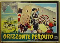 v735 LOST HORIZON Italian photobusta movie poster R50s Colman