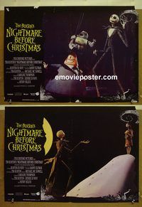 v745 NIGHTMARE BEFORE CHRISTMAS 2 Italian photobusta movie posters '93