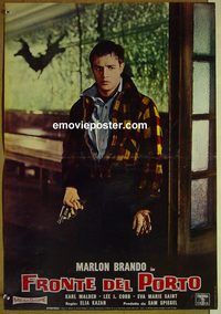 v748 ON THE WATERFRONT #1 Italian photobusta movie poster R60 Brando