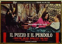 v750 PIT & THE PENDULUM Italian photobusta movie poster R75 Price