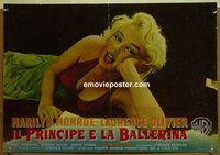v751 PRINCE & THE SHOWGIRL Italian photobusta movie poster '57 Monroe