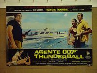 v768 THUNDERBALL #1 Italian photobusta movie poster '65 Connery as Bond