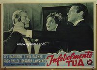 v586 UNFAITHFULLY YOURS Italian 13x19 movie poster '48 Sturges