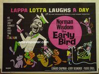 v842 EARLY BIRD Pakistani movie poster '65 Norman Wisdom