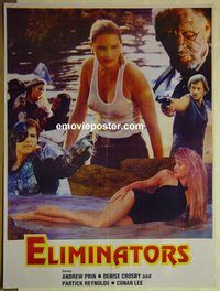 v843 ELIMINATORS Pakistani movie poster '86 super sexy image!