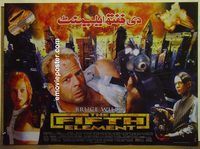 v849 FIFTH ELEMENT style B Pakistani movie poster '97 Bruce Willis