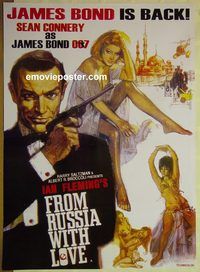 v855 FROM RUSSIA WITH LOVE style A Pakistani movie poster R70s Bond