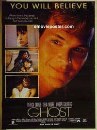 v858 GHOST Pakistani movie poster '90 Swayze, Demi Moore