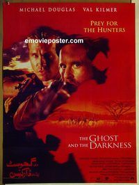 v857 GHOST & THE DARKNESS Pakistani movie poster '96 Val Kilmer