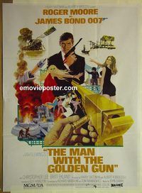 v916 MAN WITH THE GOLDEN GUN Pakistani movie poster '74 James Bond